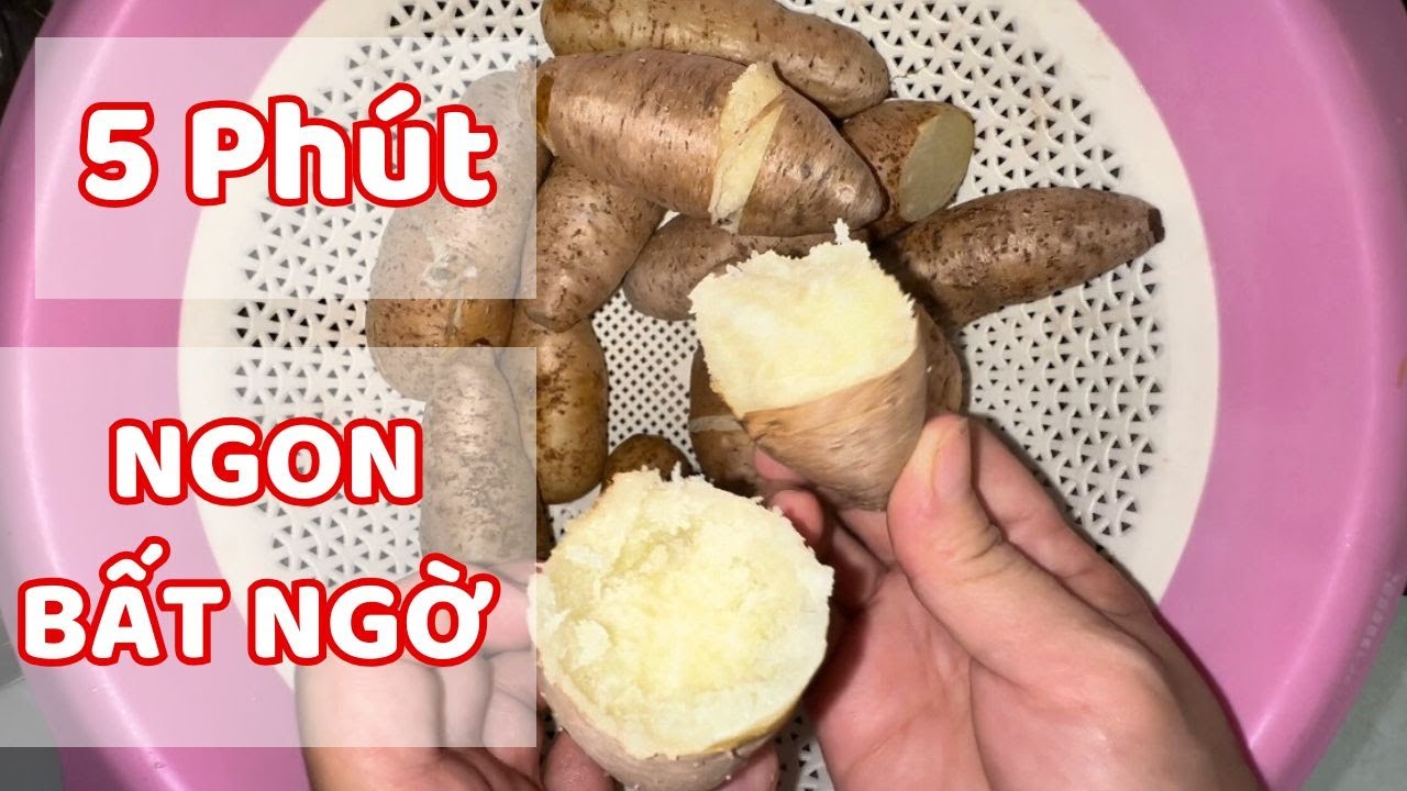 Cách Nấu Củ Khoai Từ Kiểu  Này Bùi Thơm Ngon -How to Boil Yam Deliciously