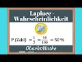 Laplace-Wahrscheinlichkeit | Laplace-Experiment | ganz einfach erklärt | Daten & Zufall |ObachtMathe