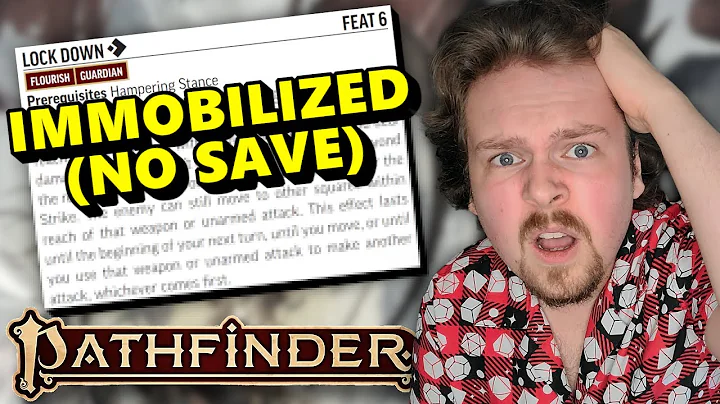 Top 5 GUARDIAN FEATS in Pathfinder 2e!