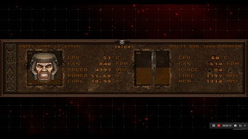 Quake Aida64 Sensor Panel by Exhumed (1920x480)