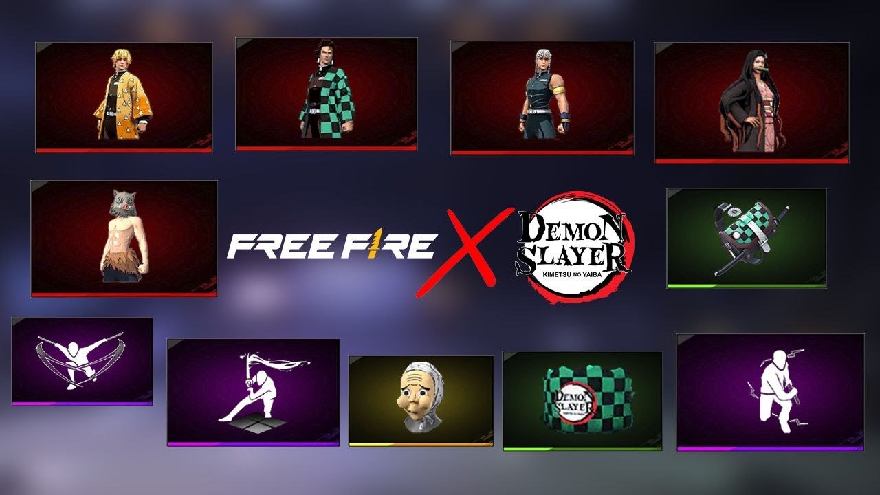 Free Fire: Demon Slayer Collaboration Update