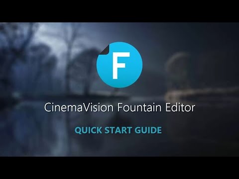 CinemaVision Fountain Editor Quick Start Guide (CV.FE.QS EN)