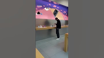 Turning on every Alarm at the Apple Store to go off at 12AM….👀😏#shorts