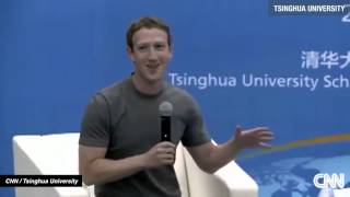 Zuckerberg surprises Beijing college students by speaking Mandarin