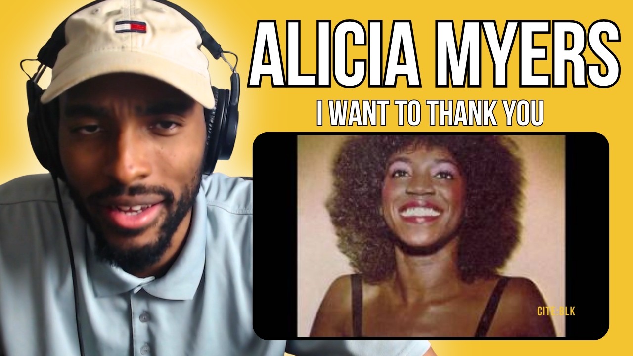 AMAZING! Alicia Myers - I Want to Thank You FIRST TIME REACTION - YouTube