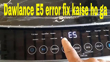 how to fix E5  error in haier automatic washing machine in hindi | DWT 11671 FLT