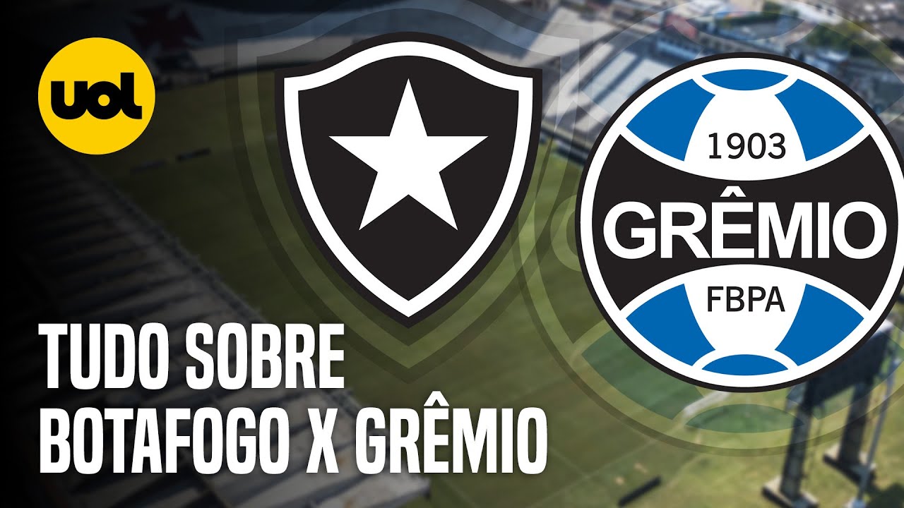 Onde assistir a Botafogo x Grêmio e escalações para o jogo pelo Brasileirão