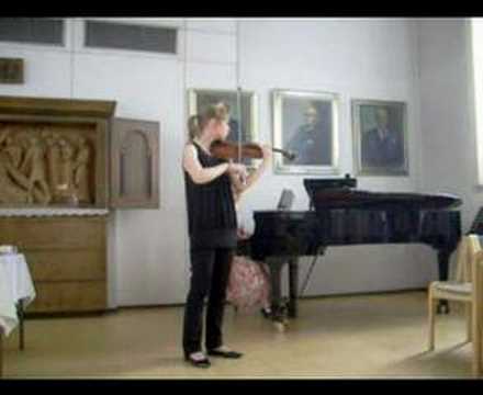 Erika Sofia plays violin, Meditation from Thais Op...