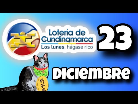 Resultado LOTERIA DE CUNDINAMARCA Lunes 23 de Diciembre de 2024