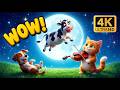 Hey Diddle Diddle | Cow Jumps Over The Moon | 3D Nursery Rhyme