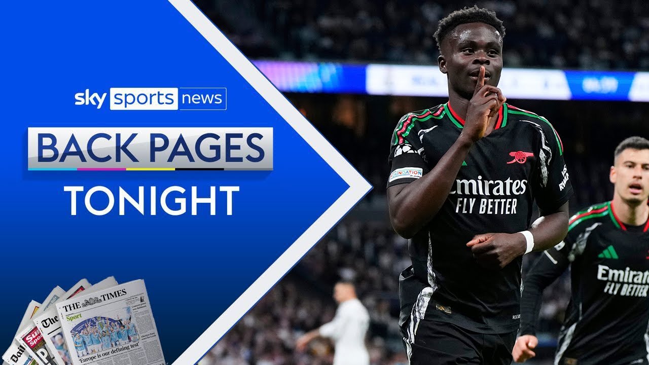 LIVE | Arsenal knockout Real Madrid in the Champions League | Back Pages Tonight