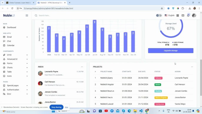 Free Inventory Management Admin Dashboard Template 100 Bootstrap 5 - YouTube free-inventory-management-admin-dashboard-template-100-bootstrap-5-youtube
