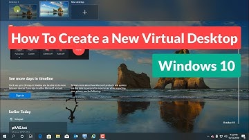 How to Create a New Virtual Desktop in Windows 10