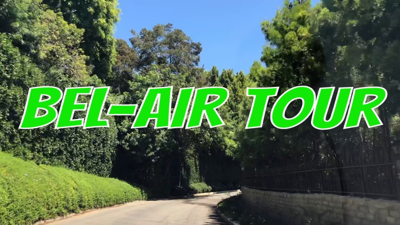 Tour the Bel Air area of Los Angeles, Chalon Road & Bellagio Road | Christophe Choo Video