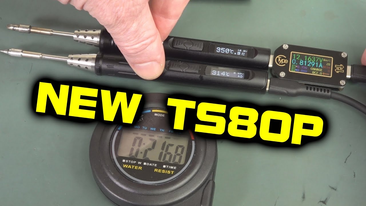 Fader fage farvel Taiko mave EEVblog #1319 - NEW TS80P Portable USB PD Soldering Iron Review - YouTube