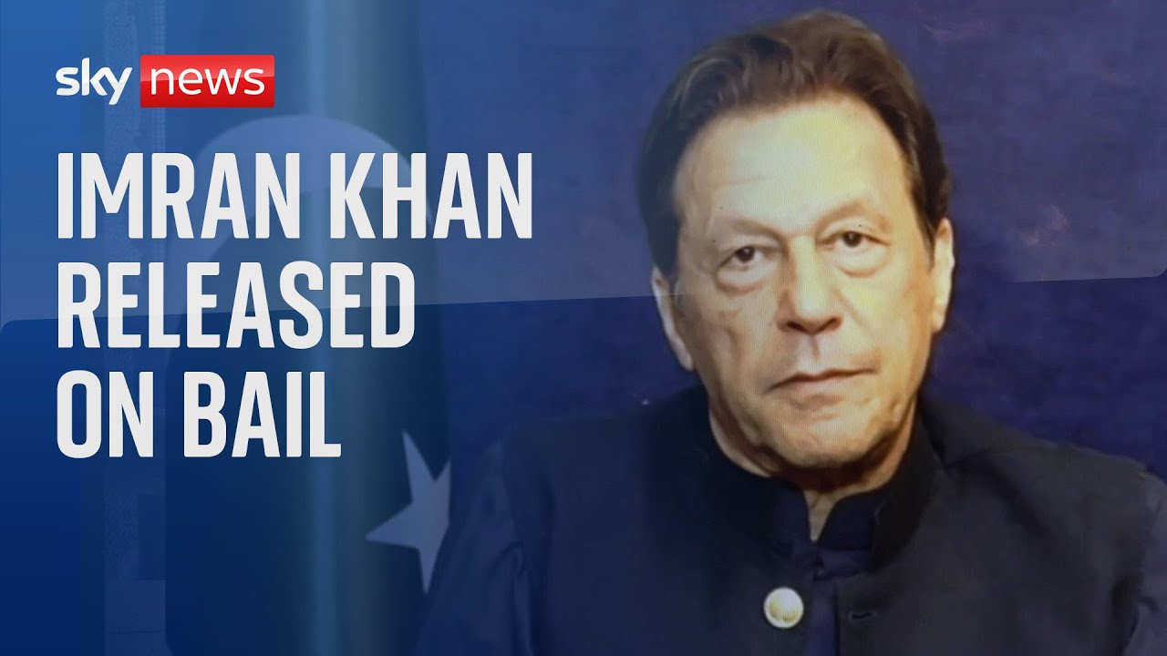 Former Pakistan Prime Minister Imran Khan released on bail - YouTube