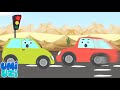 Broom The Accident, Learning Video And Animated Car Cartoon by Umi Uzi