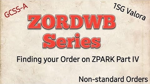Finding your Order on ZPARK Part 4
