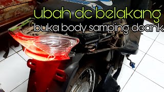 cara ubah arus AC ke DC lampu belakang Mio sporty smile vega zr jupiter