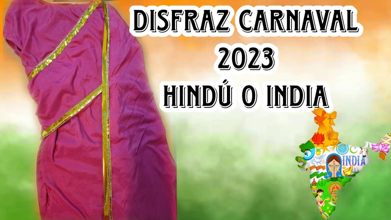 DISFRAZ CARNAVAL HINDU O INDIA