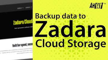 How to backup data to Zadara Cloud Storage
