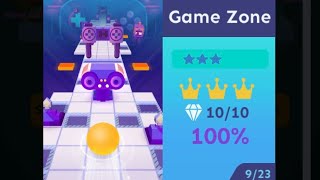 Rolling sky  [ Game Zone ] 100% perfect (⭐️⭐️⭐️)
