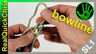 bowline knot and prusik knot