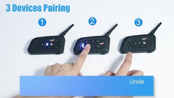 EJEAS V4C PLUS +V6C PROx2 Football 3 Referee Intercom Headset