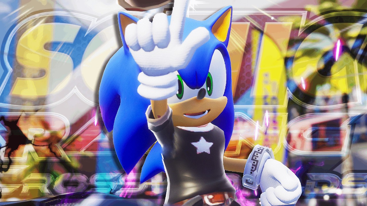 Sonic Racing CrossWorlds but I'm playing as... Myself???