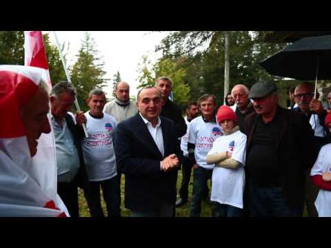 კობა ნაყოფიას შეხვედრა ლეძაძამეს მოსახლეობასთან