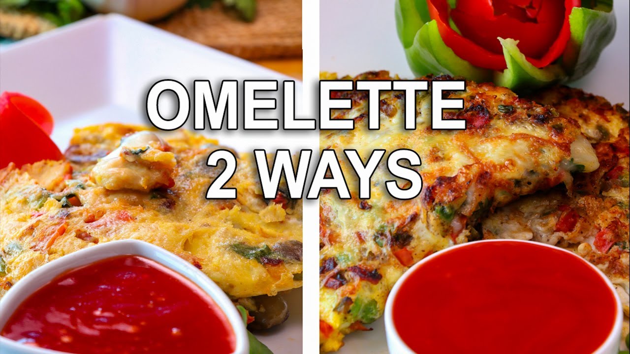 2 Types Of Omelette for Breakfast By SooperChef