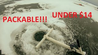 How to Build -Packable Design DIY Automatic Ice Fishing Hook Setter 