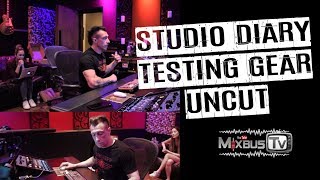 Studio Time Uncut: testing Microphones and Compressors - Echobar Studio Video Diary