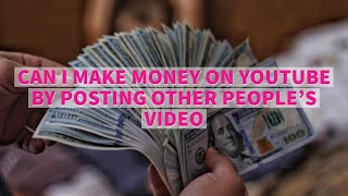 Can i make money on by posting ...