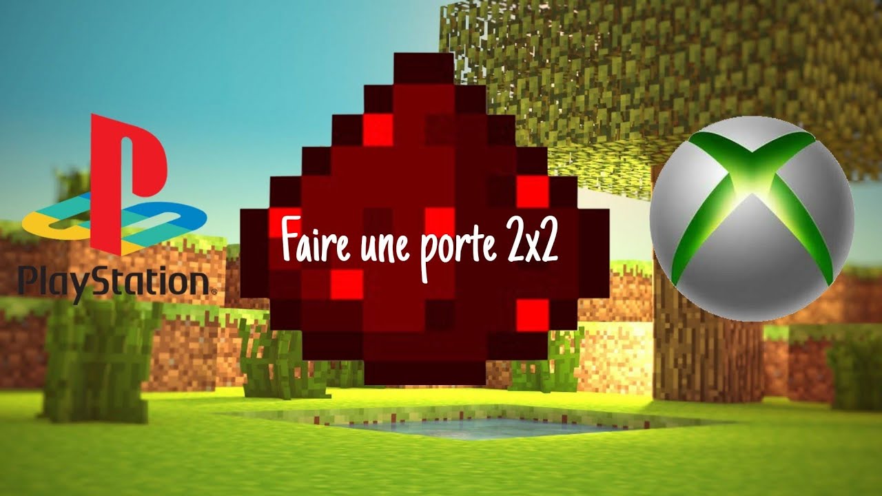 [TUTO MINECRAFT] FAIRE UNE PORTE 2X2 LEVEL DÉBUTANT - YouTube