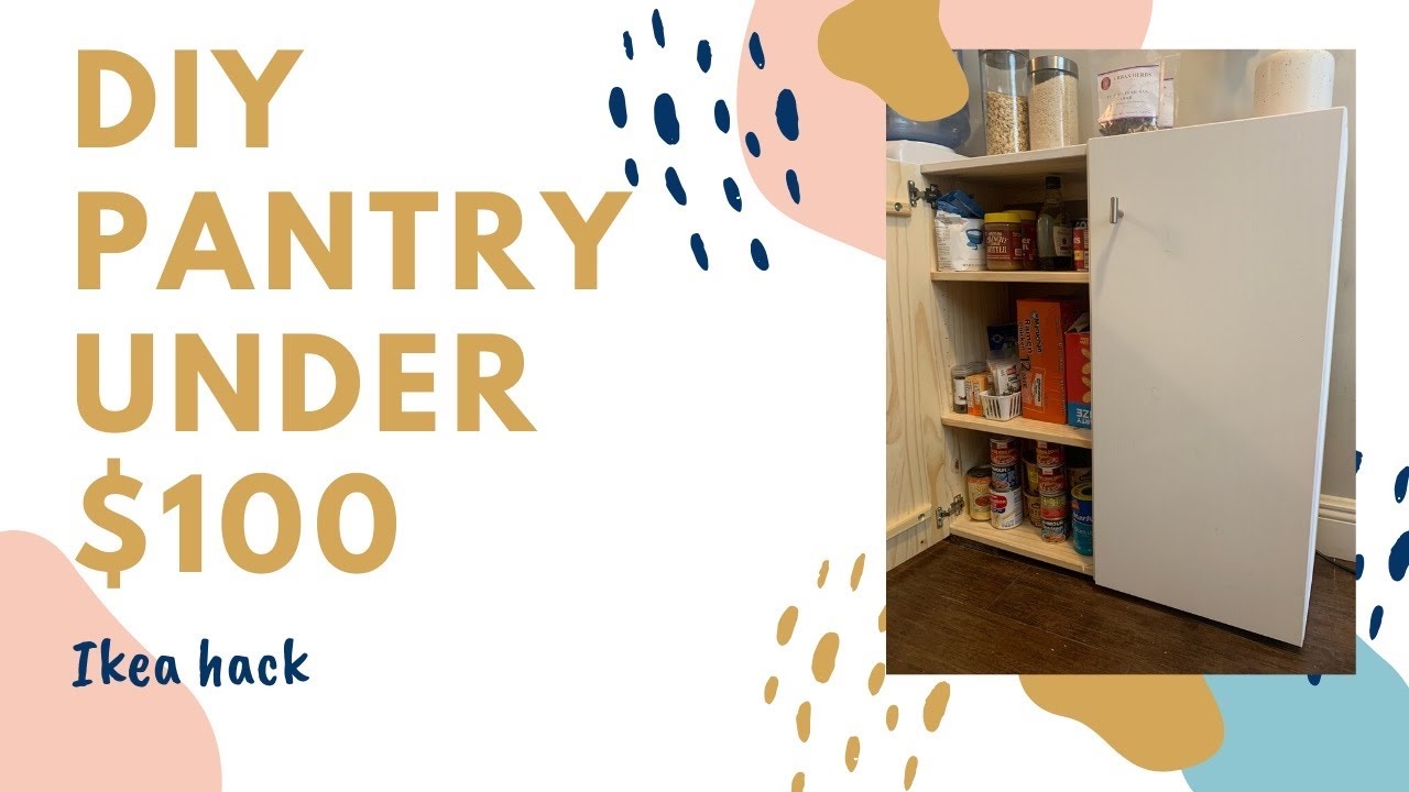DIY PANTRY - IKEA HACK - YouTube