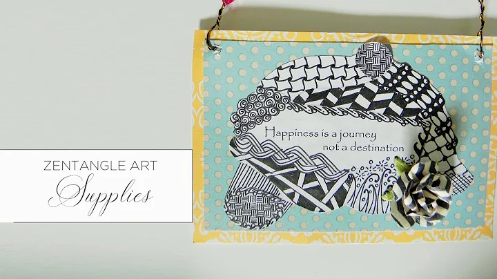 The Zentangle Art Class Video 2 - Supplies