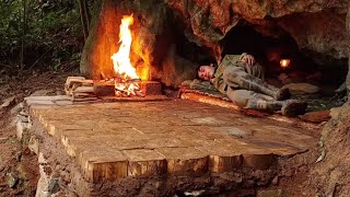 30 days of sheltering in houses in the forest, walking in the bush￼ by TUNG BUSHCRAFT 7,847 views 6 days ago 1 hour, 14 minutes