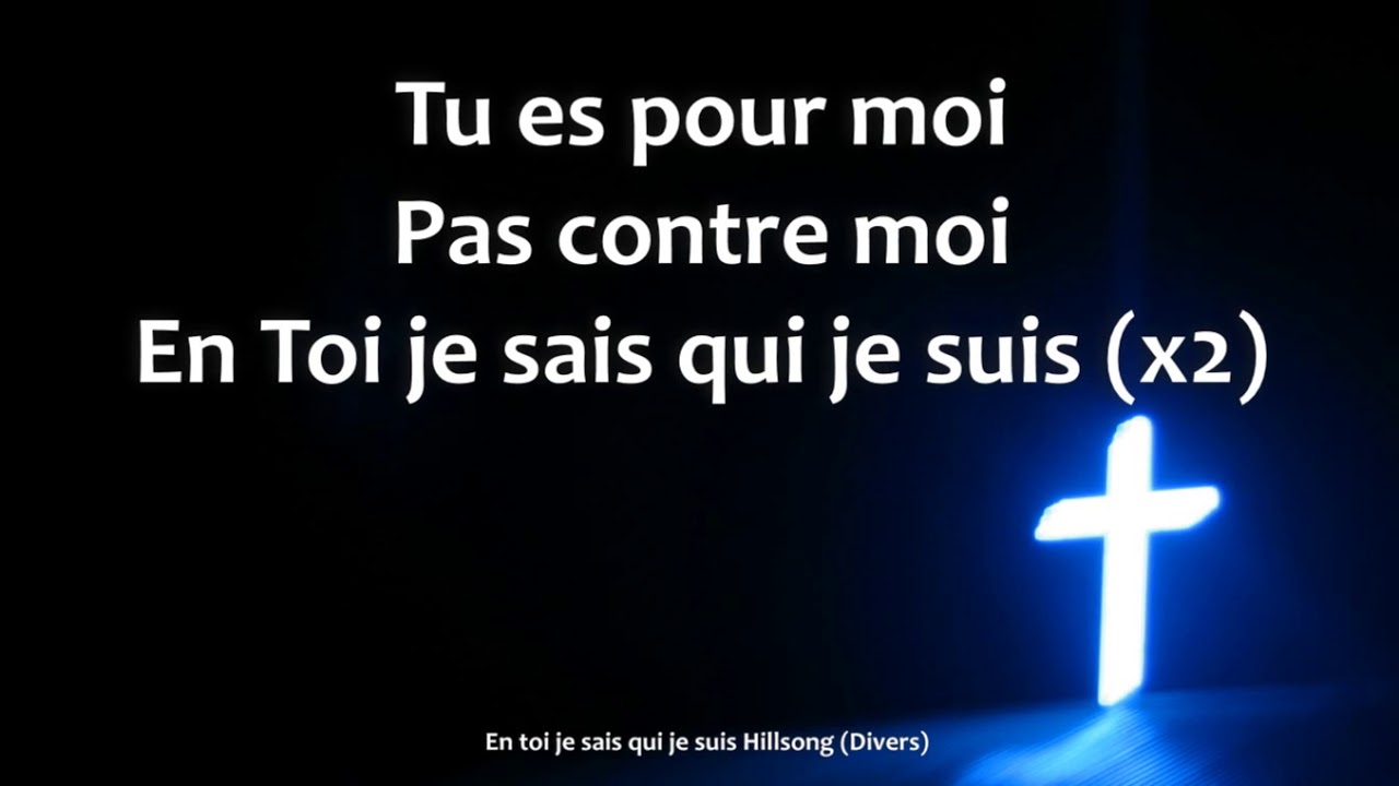 En Toi Je Sais Qui Je Suis