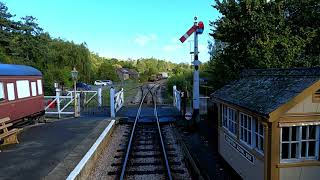 Driver's Eye View  South Devon Railway (England)  Buckfastleigh to Totnes Riverside