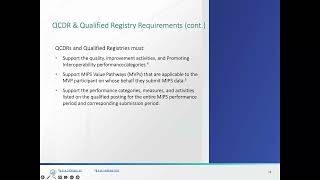 2025 QCDR and Qualified Registry Self-Nomination and QCDR Measure Submission Demonstration