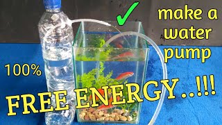 How to make water pump at home | pompa Air Dirumah