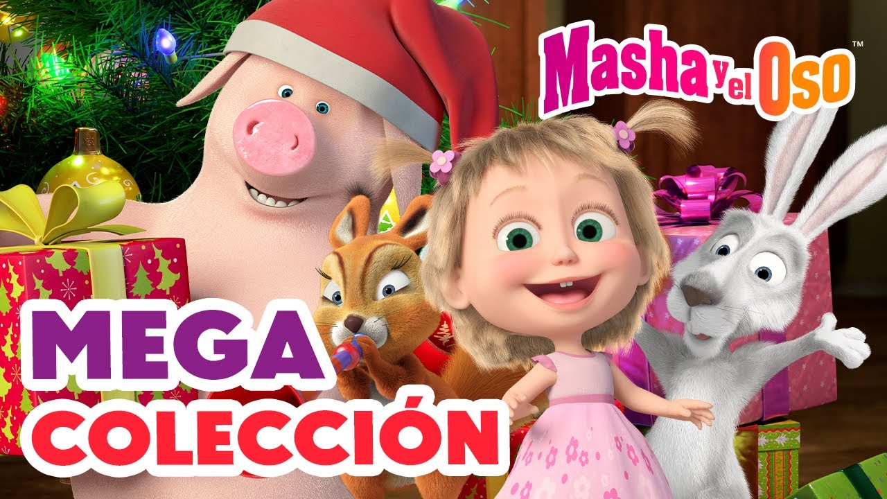 Masha y el Oso 🎁🎄MEGA colección🎄🎁 Felices Vacaciones con Masha 🎬 Masha and the Bear in Spanish