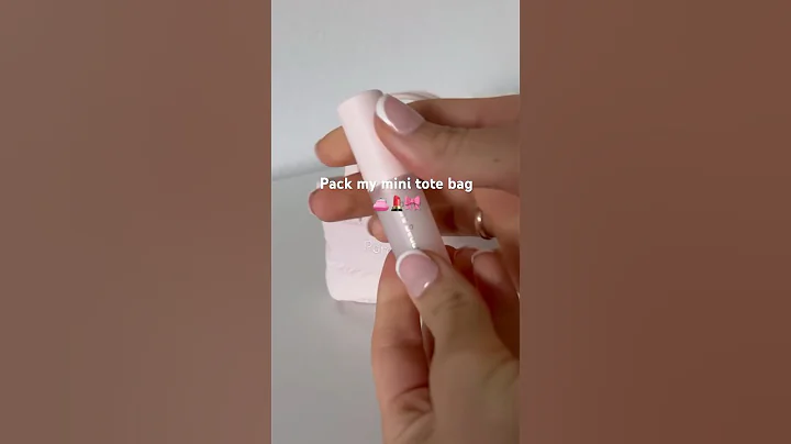 Pack my mini makeup bag 👛#minibag #minimakeup #asmrsounds #asmr #thatgirl #packwithme #minimakeup