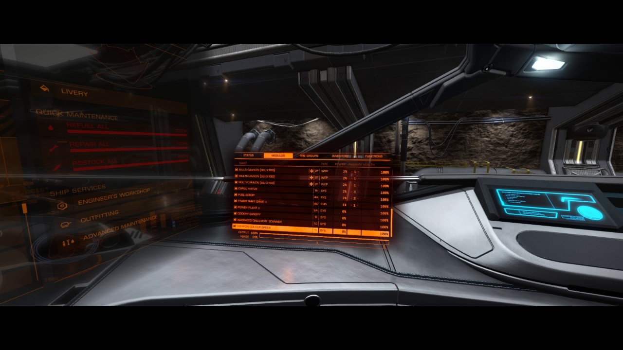 Elite Dangerous FerDeLance thruster upgrade talk about first time