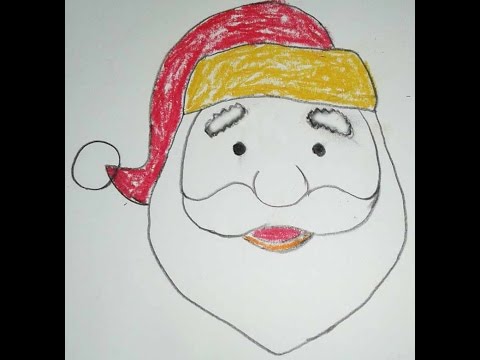 How To Wiki 89 How To Draw Santa Claus Face