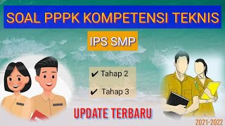 SOAL PPPK IPS SMP | KOMPETENSI TEKNIS TERBARU