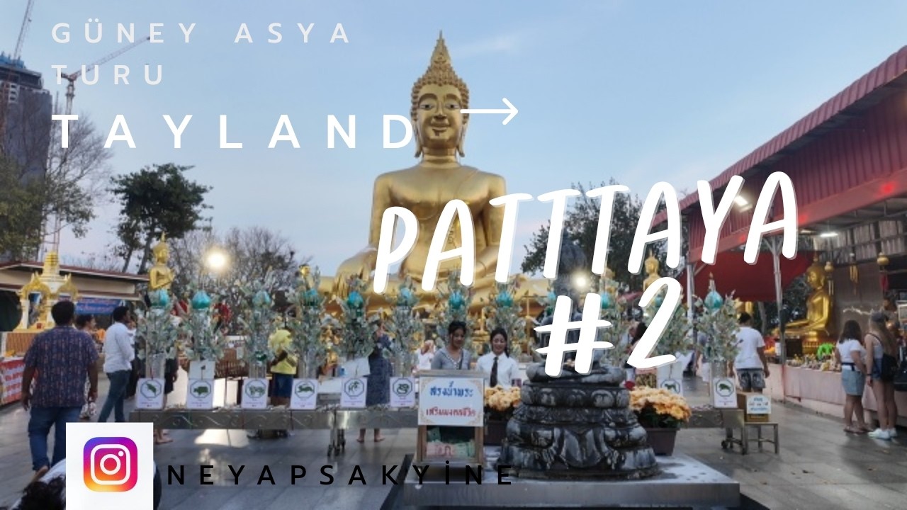 PATTAYA DA 2 GÜN. WALKİNG STREET, BÜYÜK BUDA, HAKİKATLER MÜZESİ,TİMSAH IZGARA