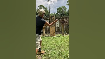 SOG Fasthawk Tomahawk thrown in board in Playground FASTHAWK FRIDAY!