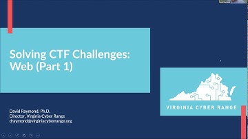Capture the Flag  Web Challenges, Part 1